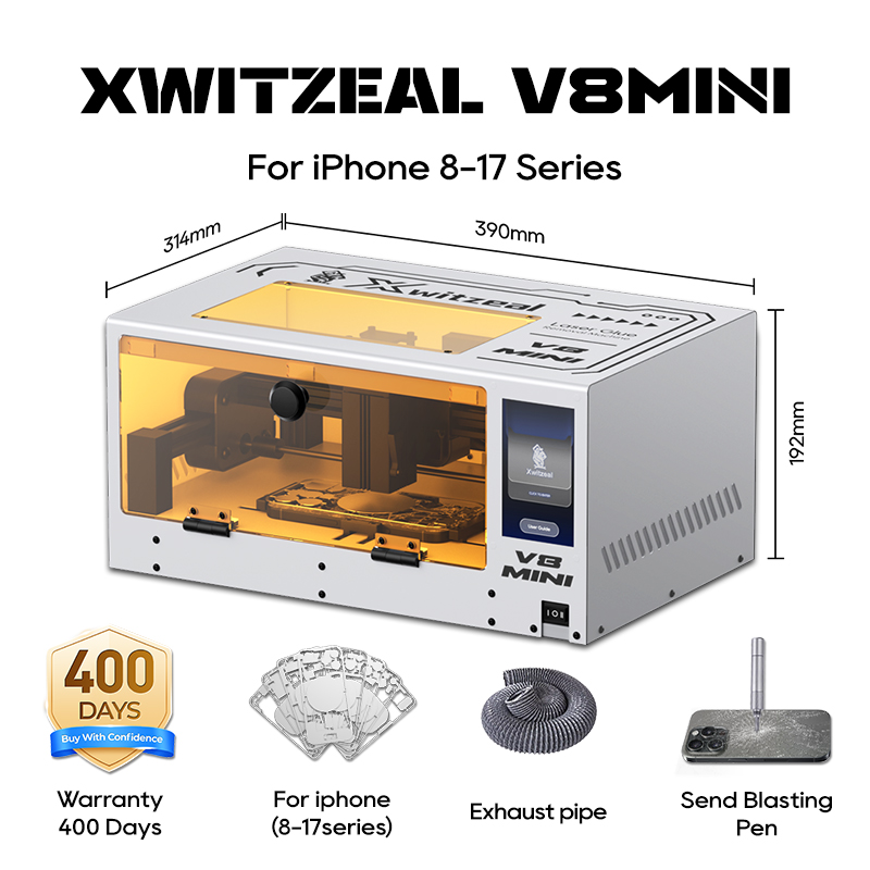 Electronics Repair Equipment - Xwitzeal® V8 MINI Laser Glue Removal