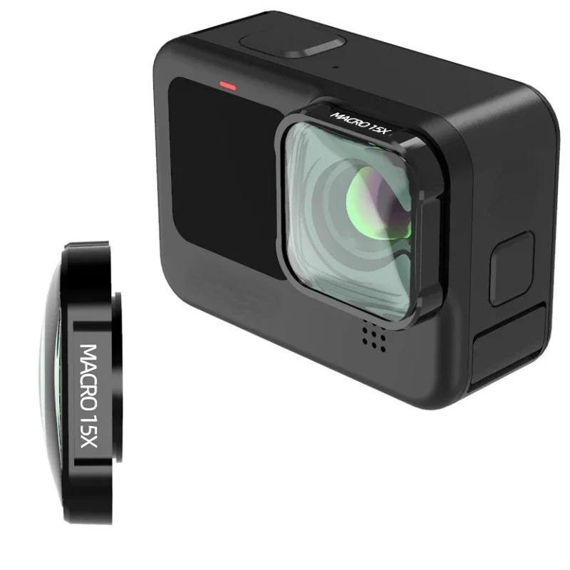 Macro 15X HD Lens Filter for G - огляд і ціна Gopro Action Camera Hero 11 Black