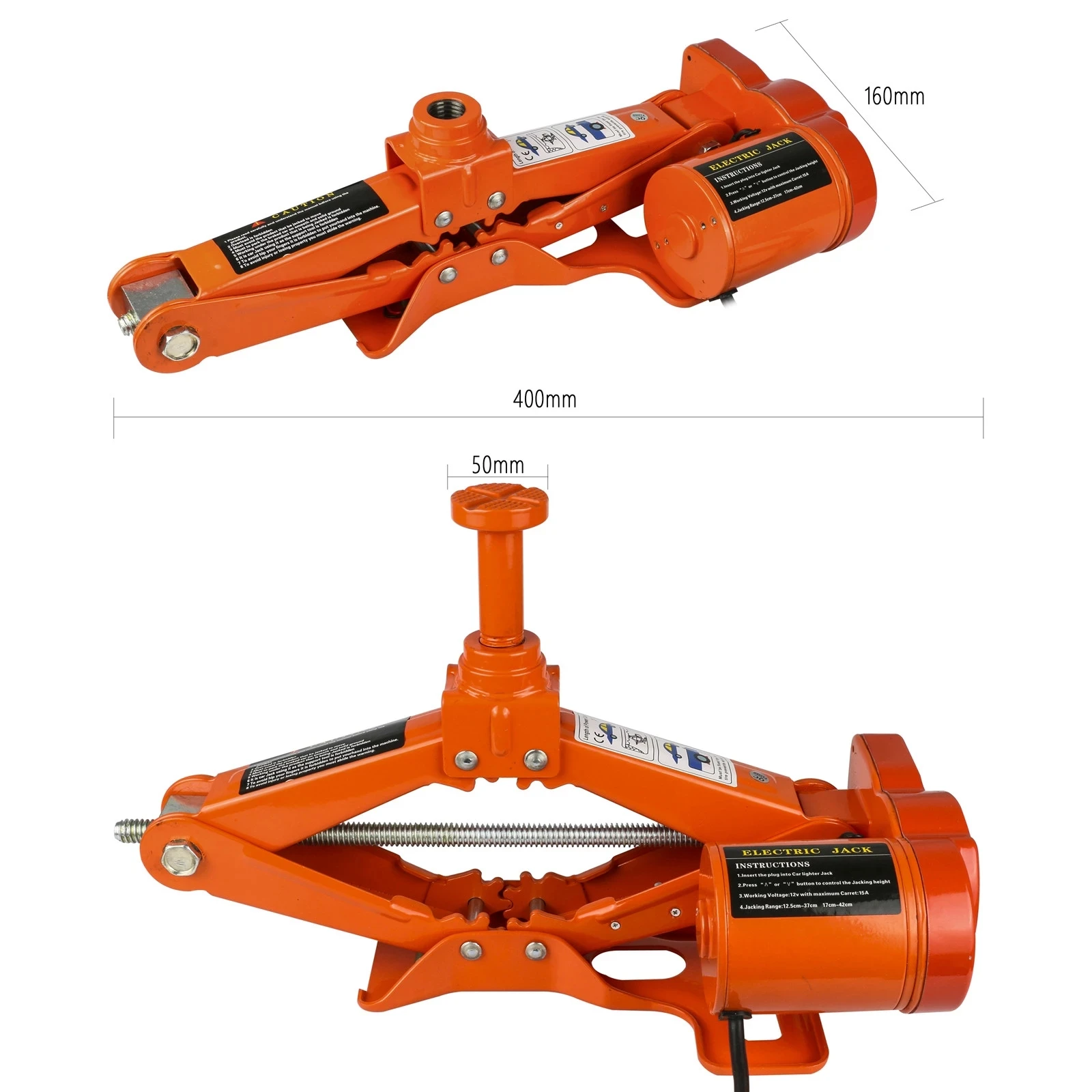 1 Set Portable DC 12V Car Jack - огляд і ціна Electronics Repair Equipment