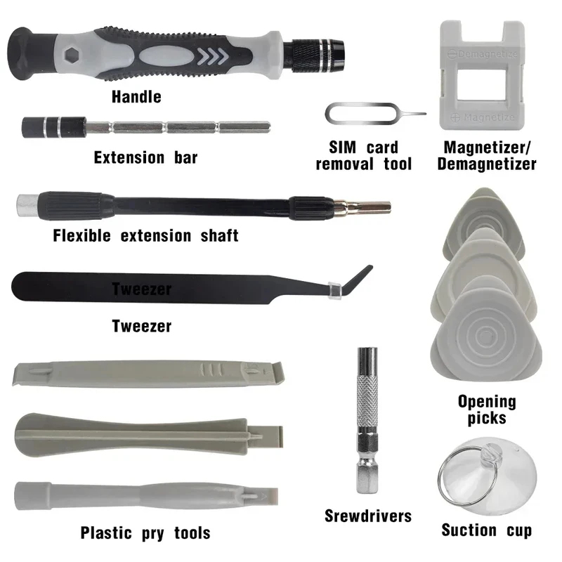 Portable 115in1 Magnetic Screw - огляд і ціна Electronics Repair Equipment