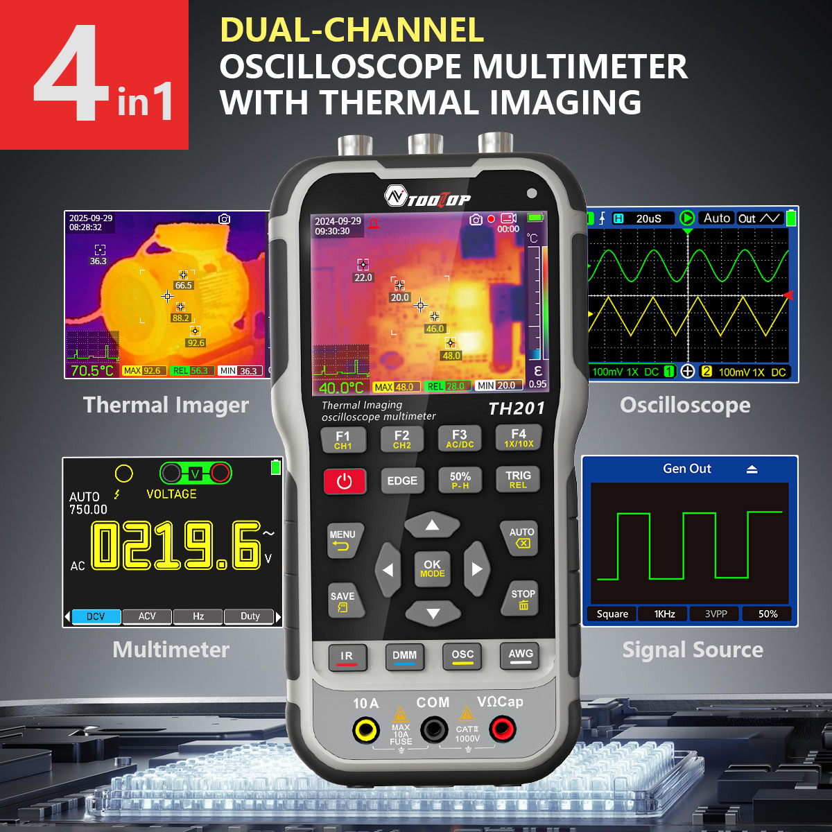 TOOLTOP TH201 4in1 Thermal Ima - огляд і ціна Electronics Repair Equipment