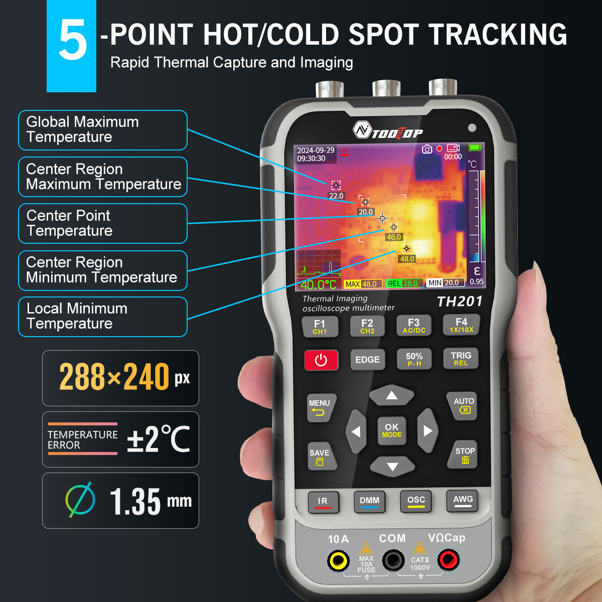 TOOLTOP TH201 4in1 Thermal Ima - огляд і ціна Electronics Repair Equipment