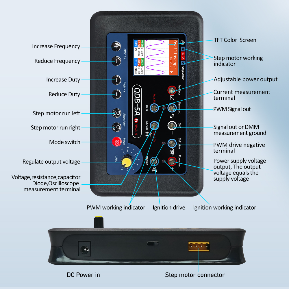 QDB4A QDB-5A Car Sensor Tester - огляд і ціна Electronics Repair Equipment
