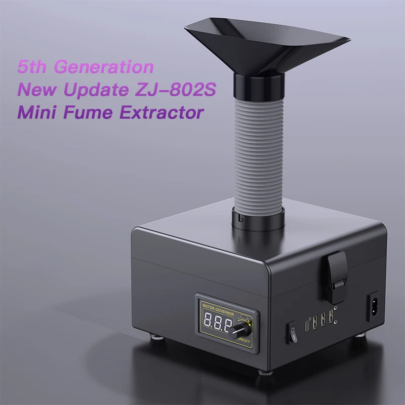 ZJ-802S New Fume Extractor Des - огляд і ціна Electronics Repair Company